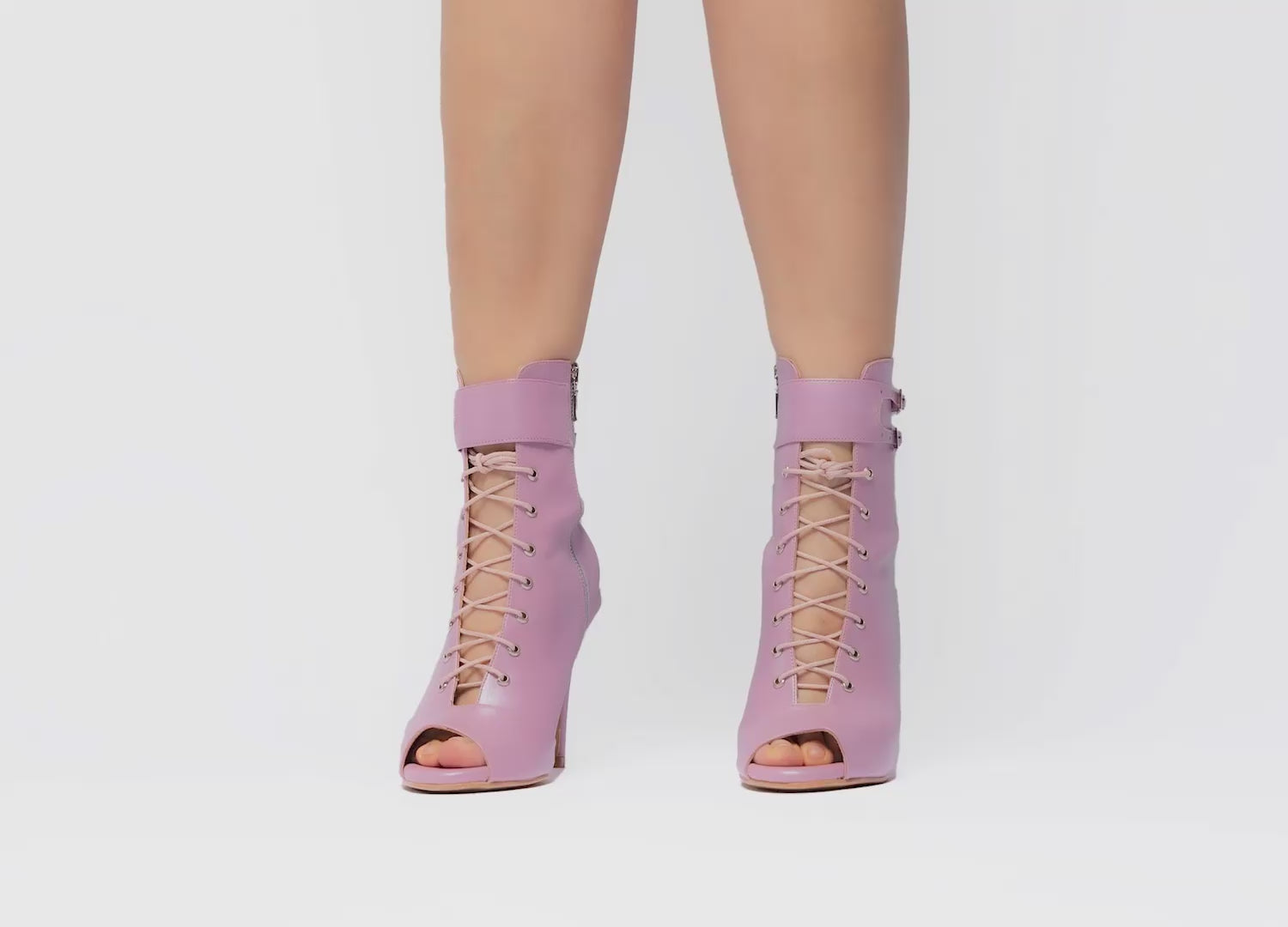 Zapatos de danza Madona Colors en lila – Hechos en México