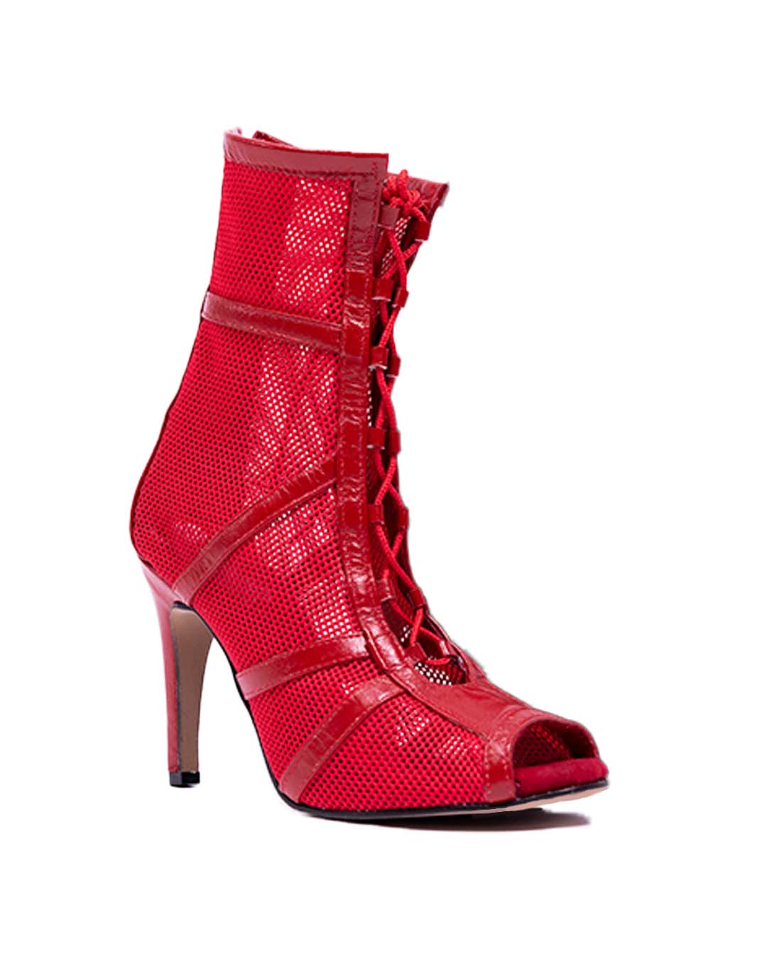 Modelo Alina Carlota High Heels rojo – calzado técnico para entrenamiento en heels