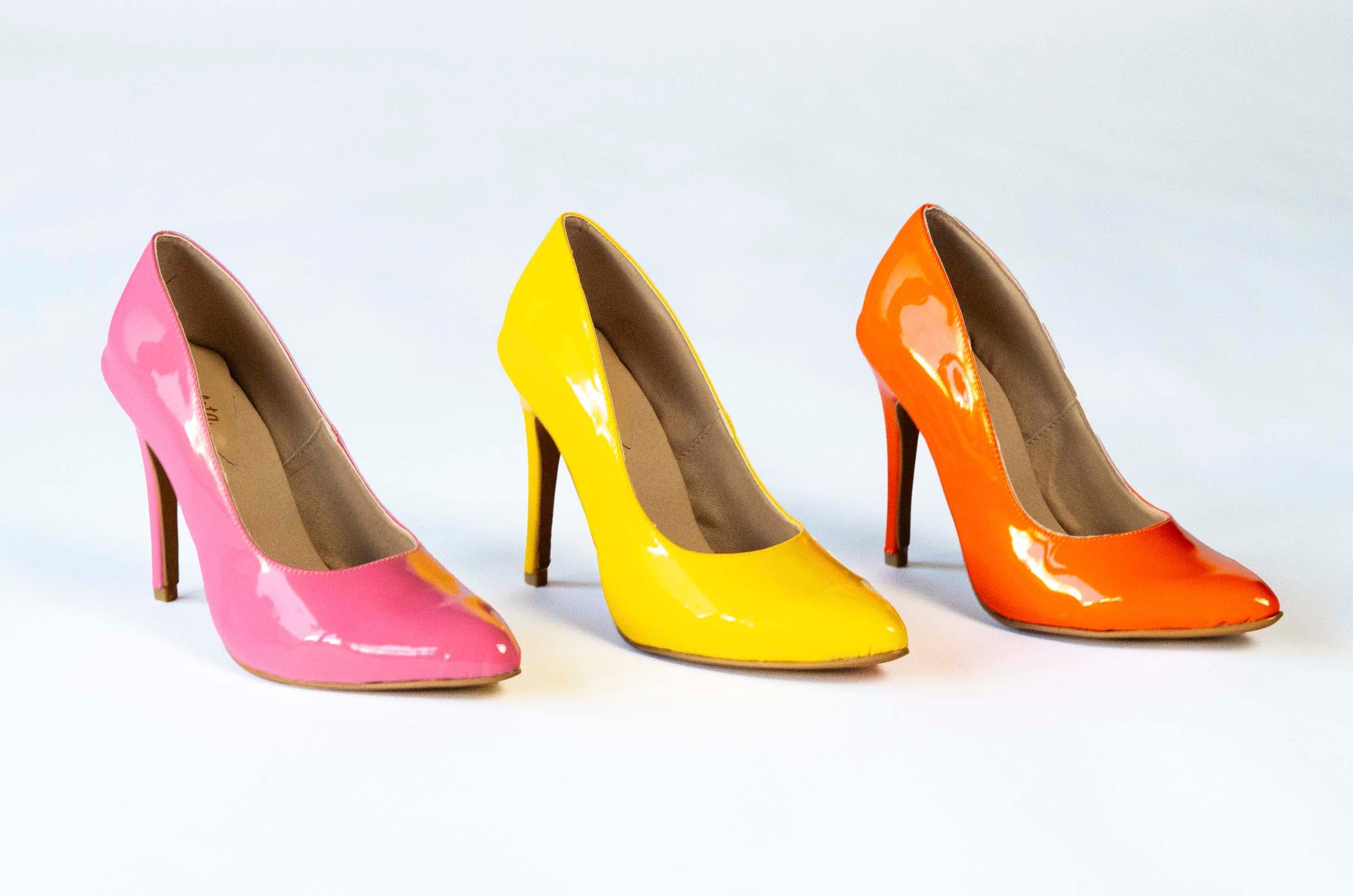 Pumps T Cálidos STOCK (Rosa, Naranja y Amarillo)