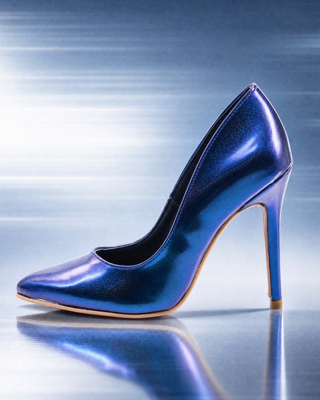 Pumps Azul Tornasol- Pre orden