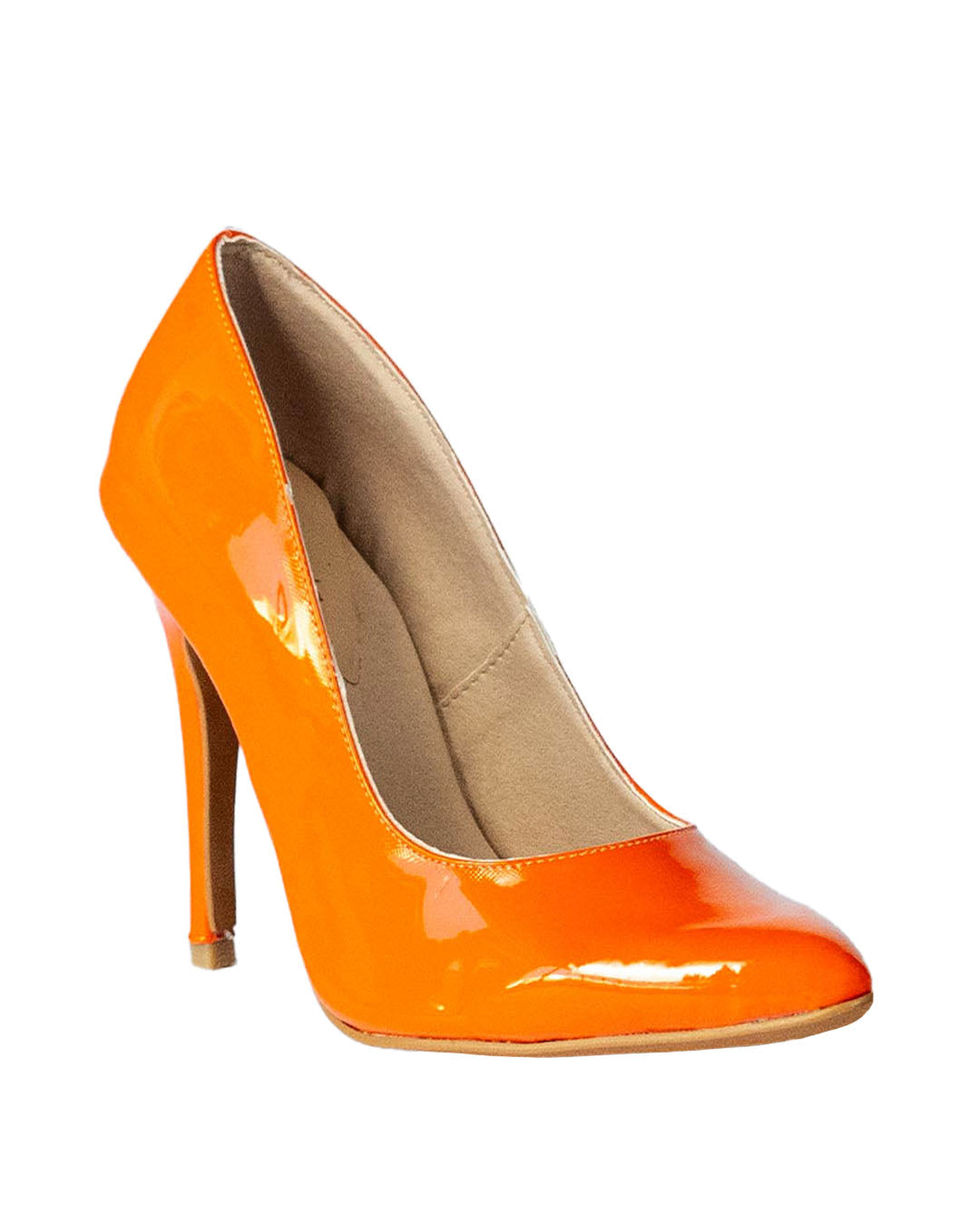 Pumps Charol Naranja - Pre-Orden